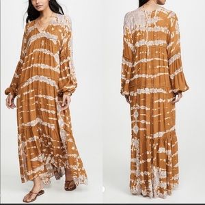 NEW Young Fabulous & Broke tie dye maxi dress, XS
